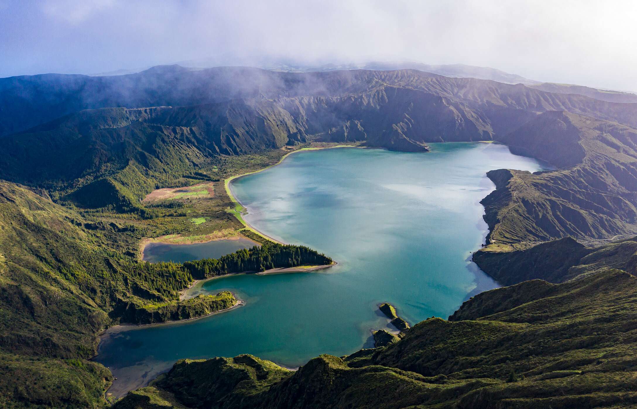 Lagoa do Fogo is a natural reserve, and the second largest lake on São Miguel