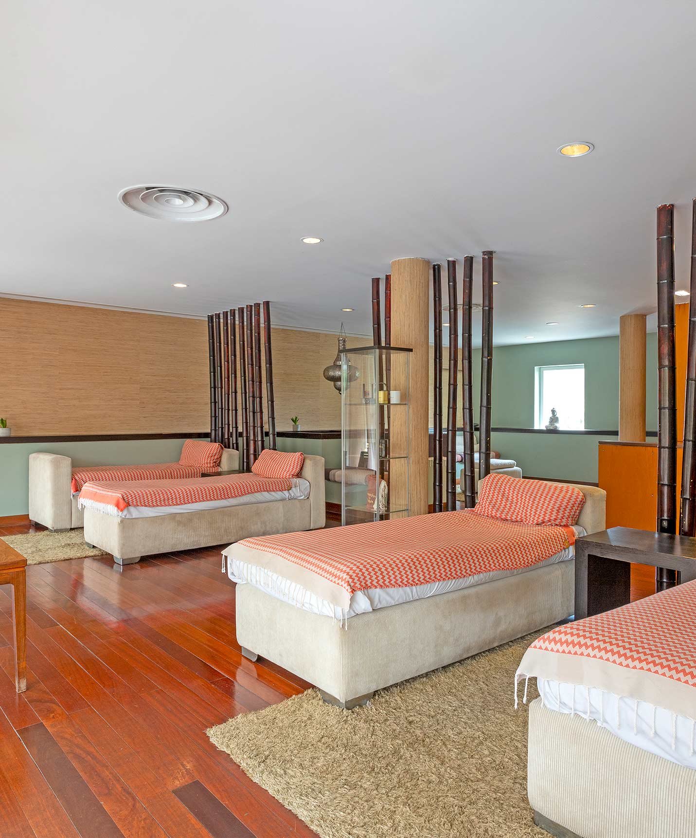 Pestana Palace Lisboa has a spa with a bright space featuring several massage and relaxation beds