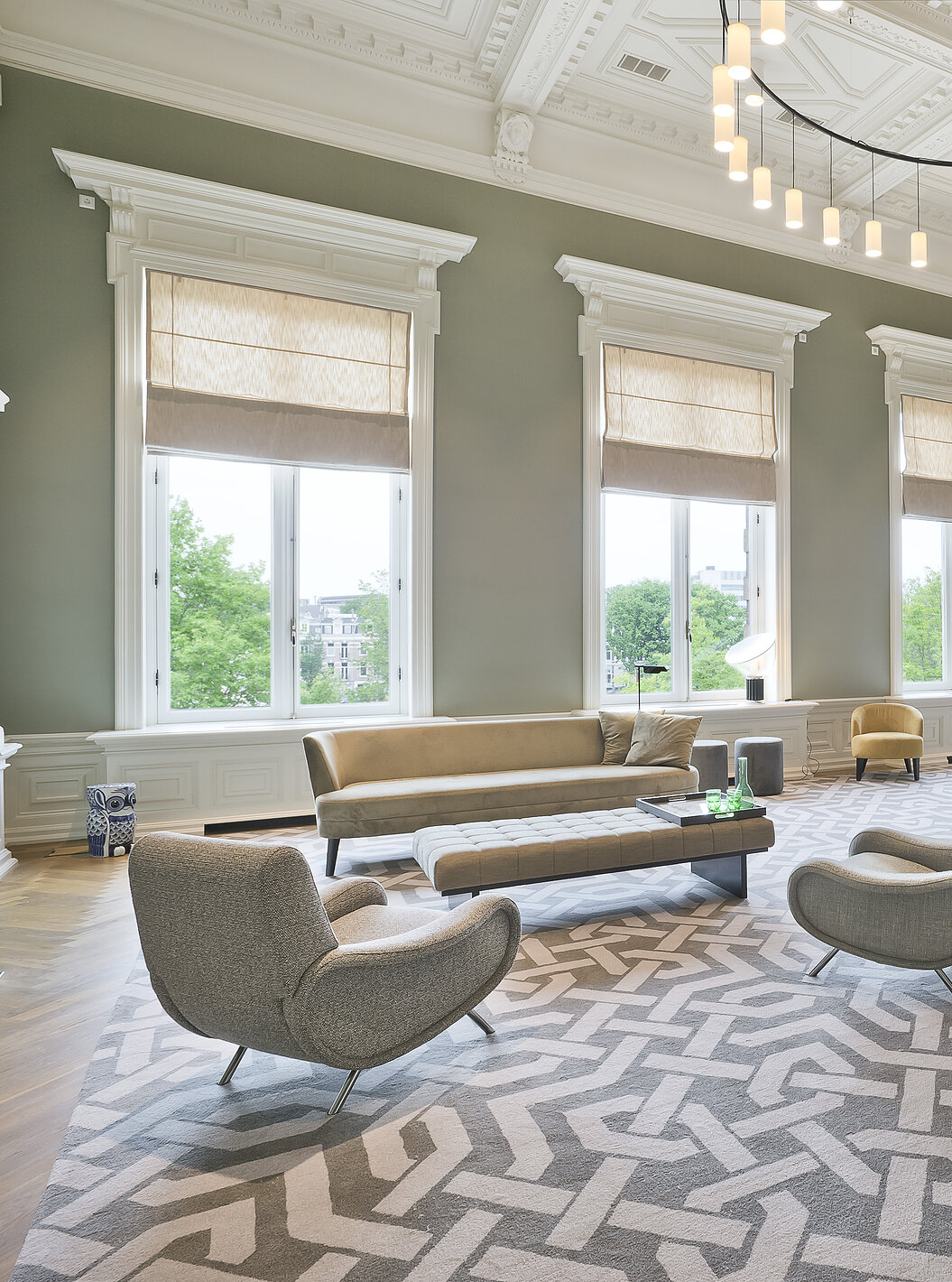 La Presidencial Master Suite - River View del Pestana Amsterdam Riverside tiene sala de estar, sofá y sillones