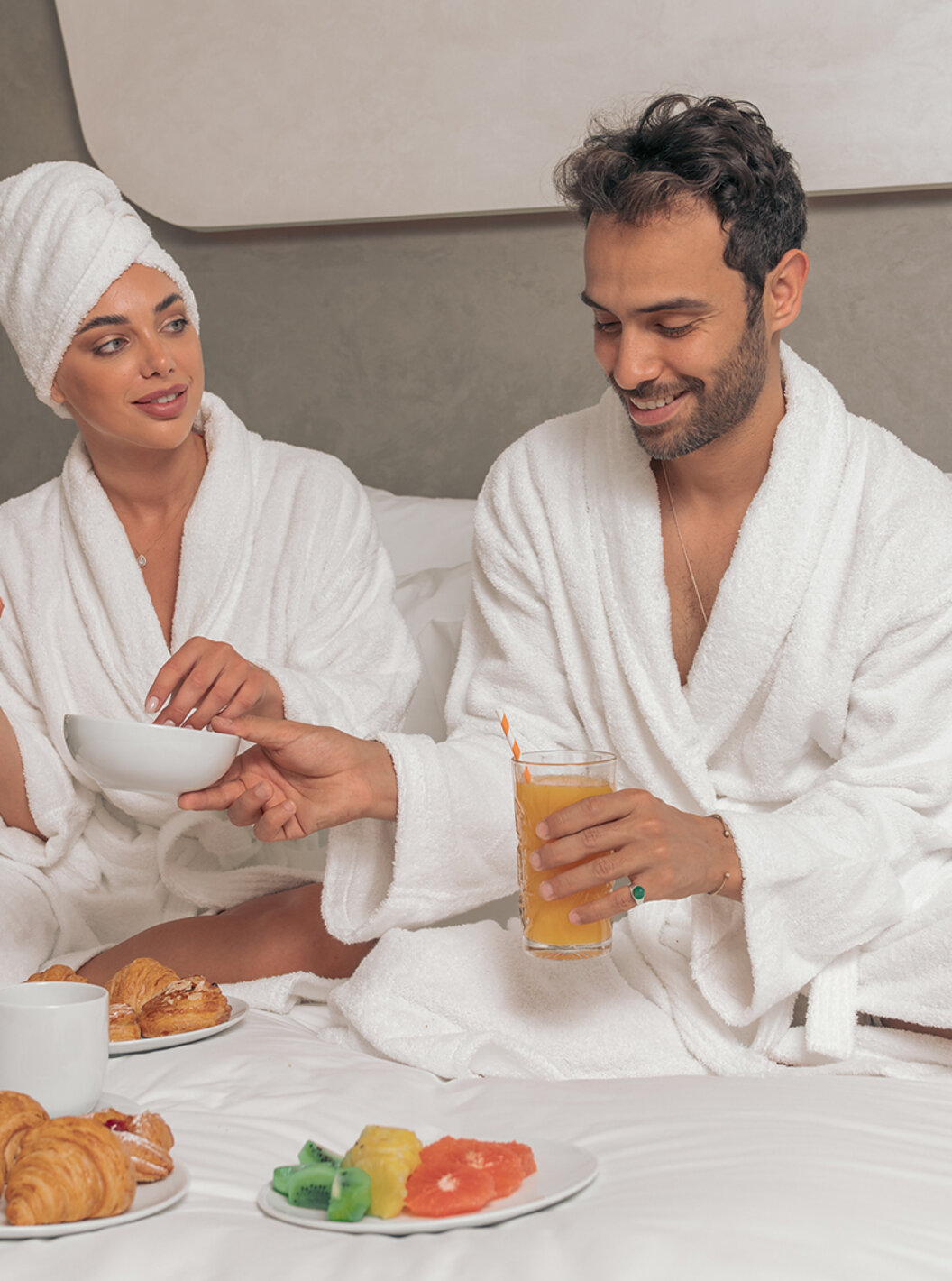 O CR7 Superior Avenue do Pestana CR7 Marrakech tem uma cama grande e um design moderno