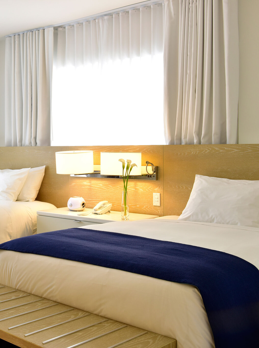 O Superior Duplo com Camas Queen - Para Pessoas com Mobilidade Reduzida do Pestana Miami South Beach é um quarto duplo