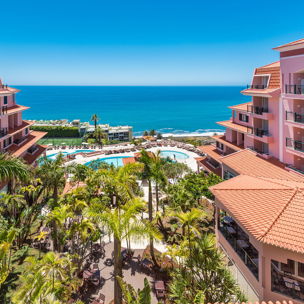 Panorama Pestana Royal All Inclusive, buitenzwembad, tennisbaan, zee