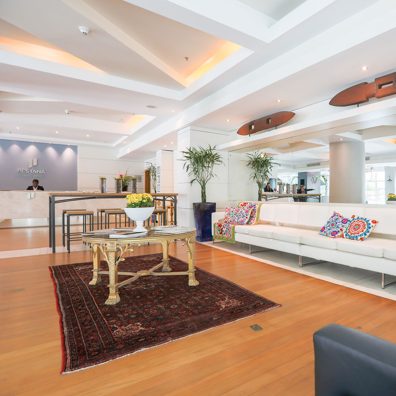 Lobby en receptie Pestana Curitiba, Brazilië