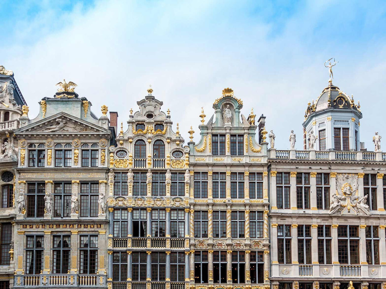 Stay at a hotel in Brussels, Belgium, near the city center and observe its historic buildings