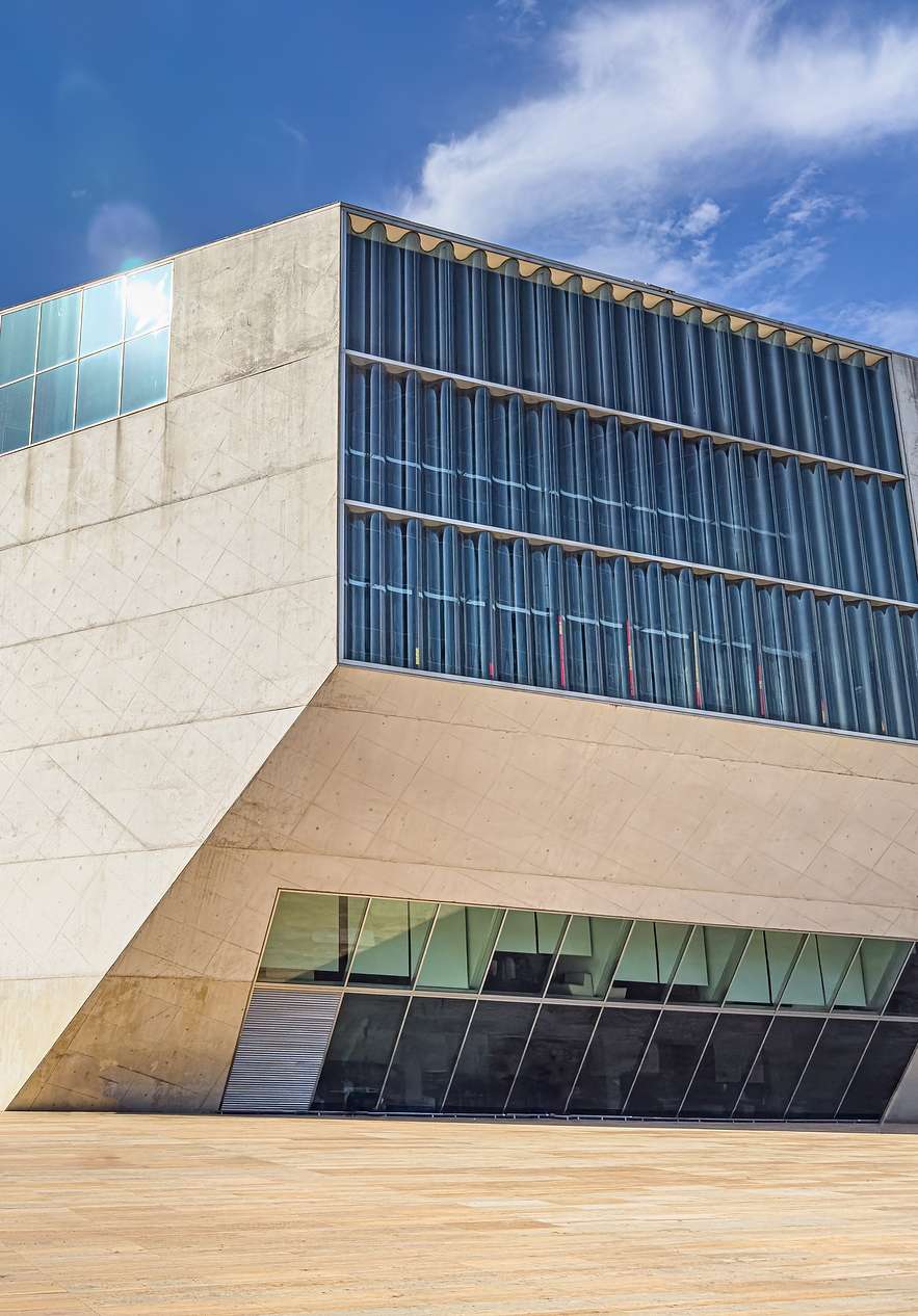 Stay at Pestana Vintage Porto and visit the iconic Casa da Música building with its unique shape and facade