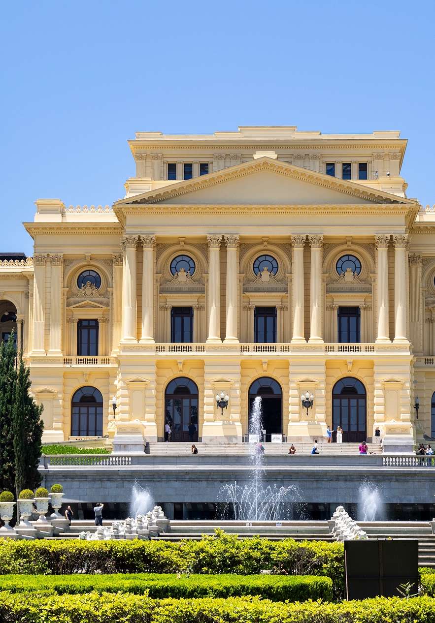 São Paulo Art Museum has a modern innovative design and is an architectural icon of the city